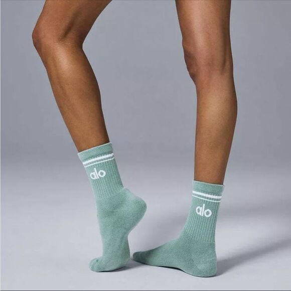 Alo yoga unisex half crew throwback socks - Picture 2 of 2
